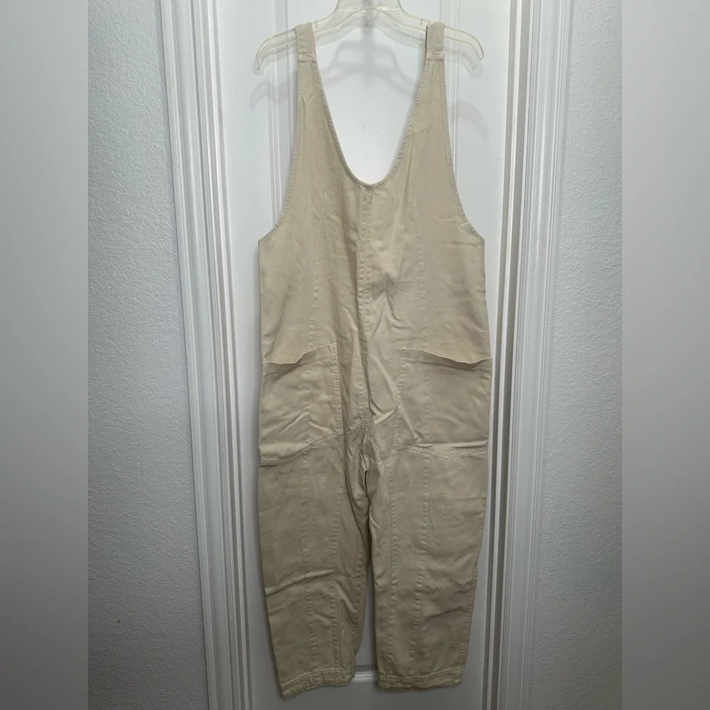 We The Free‎ - Free People High Roller Jumpsuit Overalls in cream